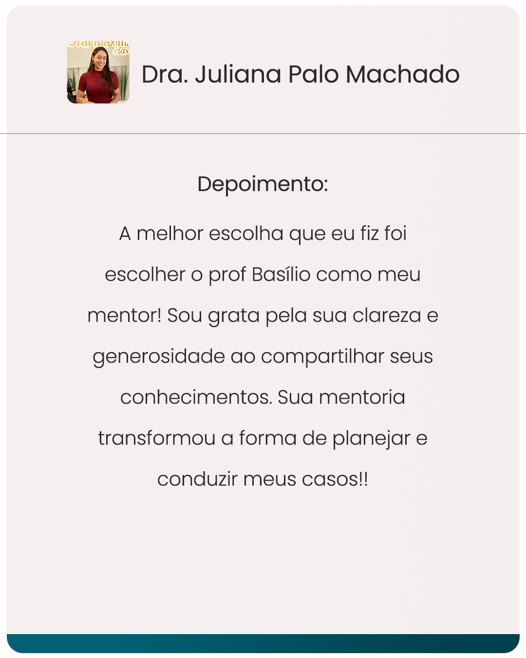 Dra juliana Palo Machado